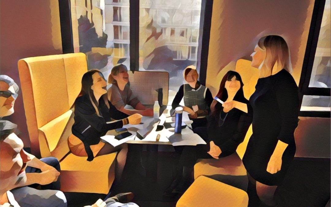 Un teambuilding… dans une salle de classe avec du papier et des bics ???
